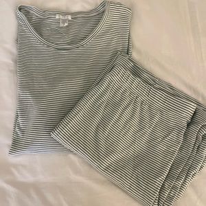 LAKE pajama set. Washed but never worn. Green long sleeve and pant set.